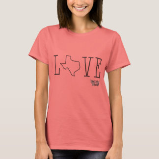 Texas Liebe Ringer T-Shirt