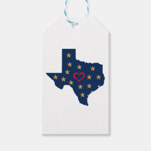 Texas Liebe und Sterne im einsamen Star Stat Geschenkanhänger