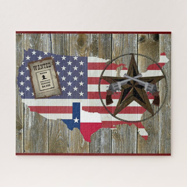 Texas Lone Star Dueling Pistolen am meisten Gewoll (Horizontal)