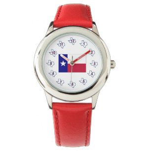 Texas Lone Star Flag Armbanduhr