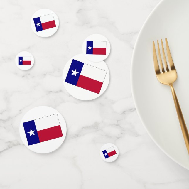 Texas Lone Star Flag Konfetti (Gruppe)