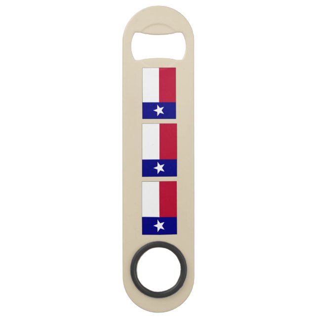 Texas Lone Star Flag Speed Flaschenöffner (Vorderseite)