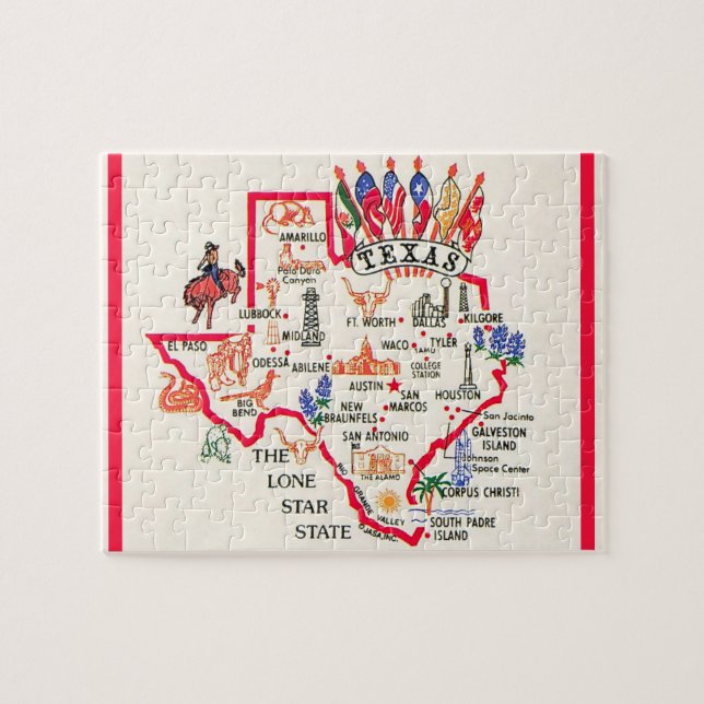 Texas - Lone-Star-Staat  (Horizontal)