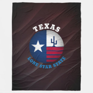 TEXAS-LONE-STAR-STAAT FLEECEDECKE