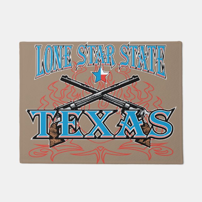Texas Lone Star Staat Fußmatte (Vorderseite)