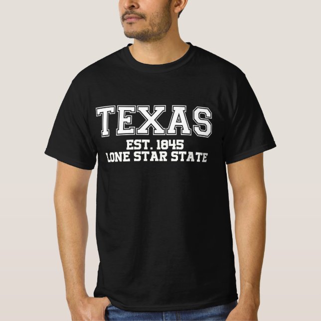 Texas Lone Star Staat T-Shirt (Vorderseite)