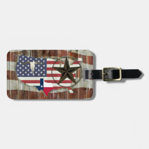 Texas Lone Star Texas Long Horn Gepäckanhänger