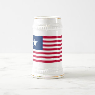 Texas, Lone Star und Streifen Bierglas