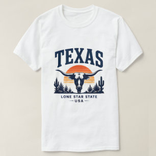Texas Lone Star Western-Abenteuer T-Shirt
