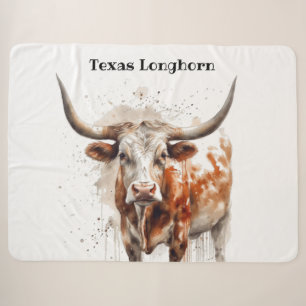 Texas longhorn, anpassbar sherpadecke