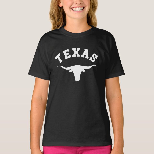 Texas Longhorn Austin Dallas T-Shirt (Vorderseite)