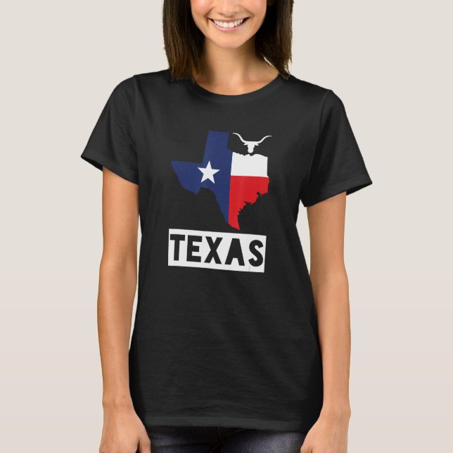 Texas Longhorn Austin Souvenir 1 T-Shirt (Vorderseite)