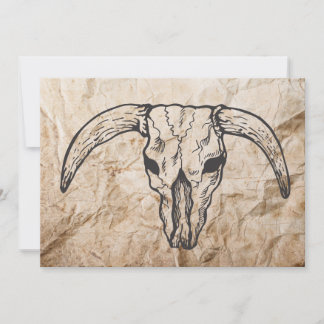 Texas Longhorn Bull Skull
