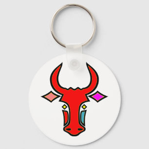 Texas Longhorn Schlüsselkette Schlüsselanhänger