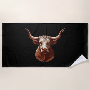 Texas Longhorn Strandtuch