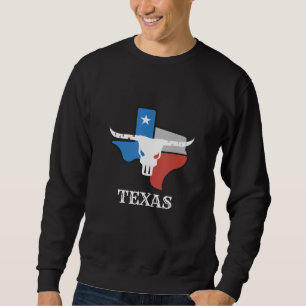 Texas Longhorn Texan Bull Lone Star Staat Texas Sweatshirt