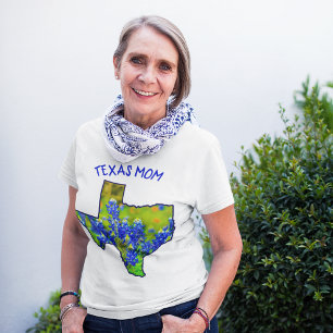 Texas-Mama Bluebonnets Staat Texas T-Shirt