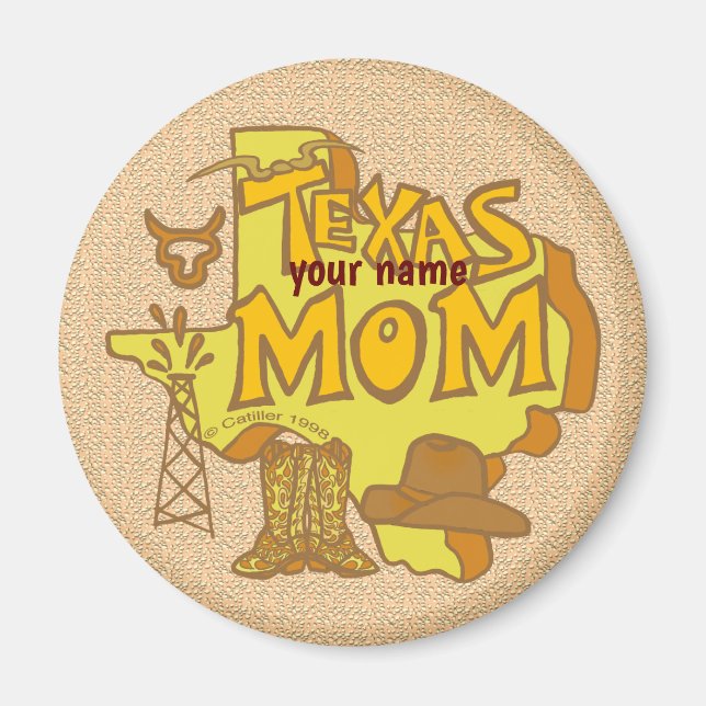 Texas-Mama-Magnet Magnet (Vorne)