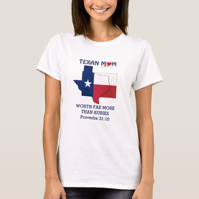TEXAS MAMA Sprichwörter 31 Christlich T-Shirt (Vorderseite)