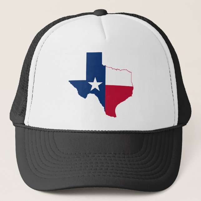 Texas map flag truckerkappe (Vorderseite)