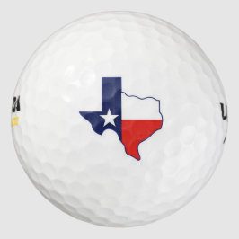 TEXAS MAP GOLFBALL