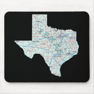 Texas Map Mousepad