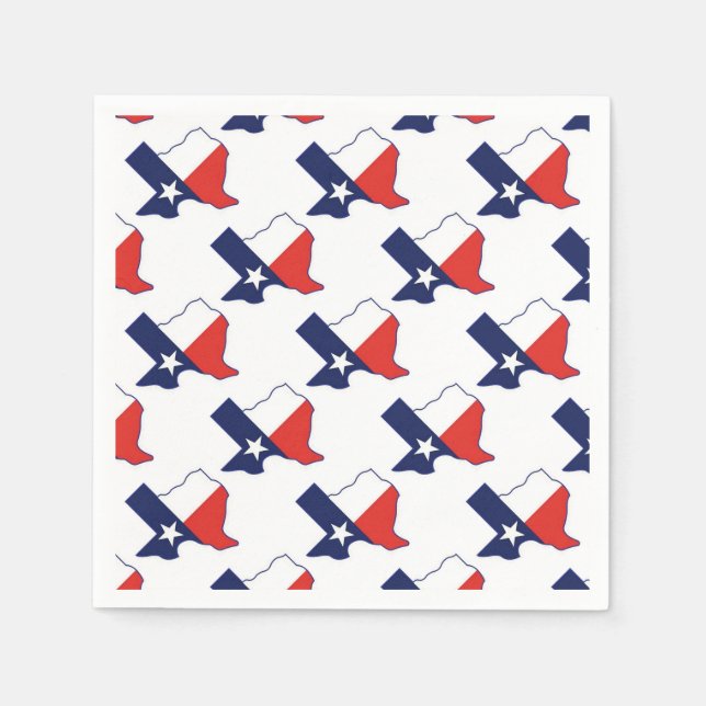 TEXAS MAP SERVIETTE (Vorderseite)