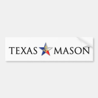Texas-Maurer Autoaufkleber