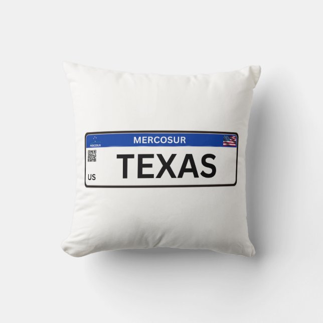 Texas Mercosur Kissen (Vorderseite)