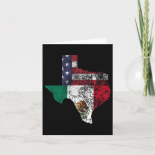 Texas Mexico American Flag Cinco De Mayo Mexiko T Karte