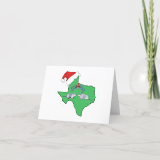 Texas Mistel Feiertagskarte