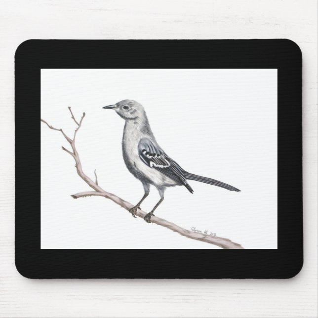 Texas Mockingbird Mousepad (Vorne)
