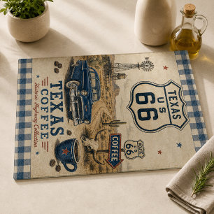 Texas Mother Road Prep Board Americana Schneidebrett