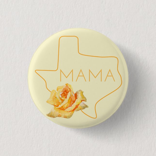 Texas-Mutter-und Texas-Mama-Knopf Button (Vorderseite)
