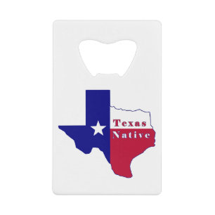 Texas National Flag Map Geldbeutel Flaschenöffner