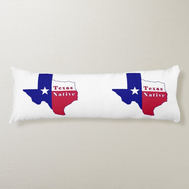 Texas National Flag Map Seitenschläferkissen (Vorderseite)