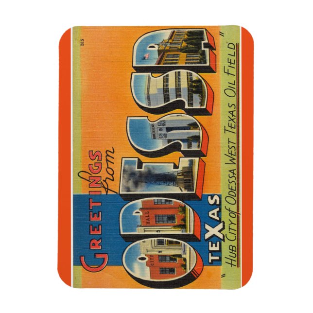 Texas, Odessa Magnet (Vertikal)
