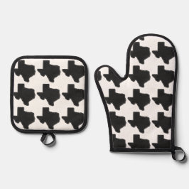 Texas Ofenhandschuh & Topflappen-Set