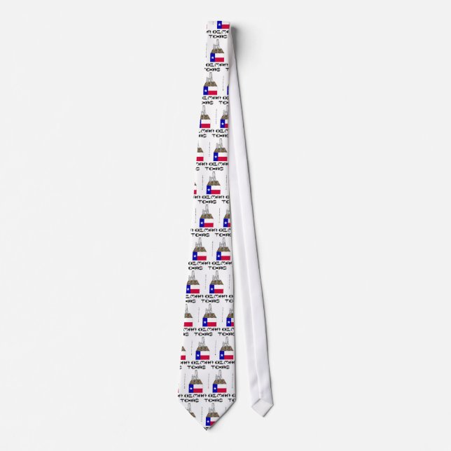 Texas-Ölindustrieller, Ölfeld-Geschenk, Krawatte, Krawatte (Vorderseite)