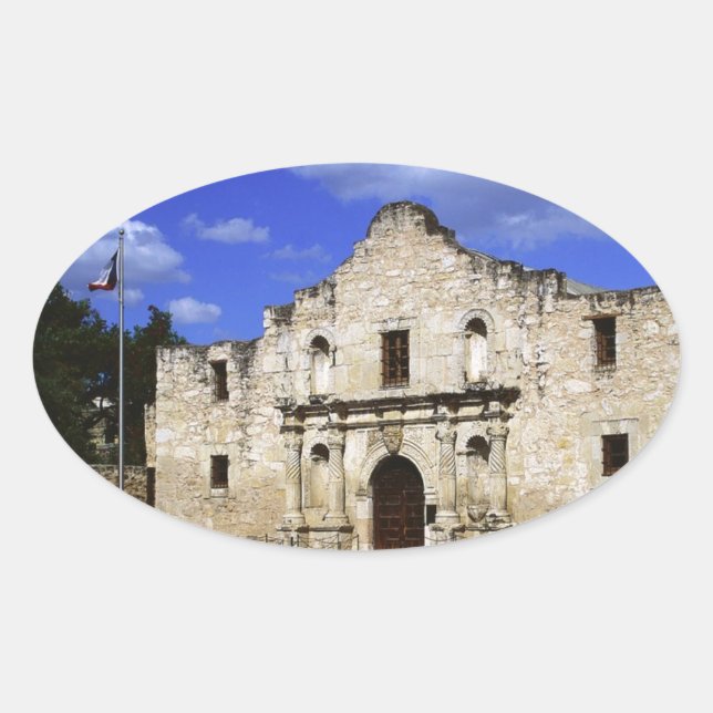 TEXAS OVALER AUFKLEBER (Vorderseite)