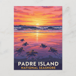 Texas Padre Island National Seashore Postkarte
