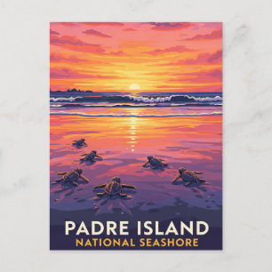 Texas Padre Island National Seashore Postkarte