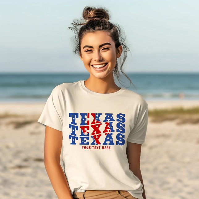 Texas Patriotischer Staatsliebe USA T-Shirt (Von Creator hochgeladen)