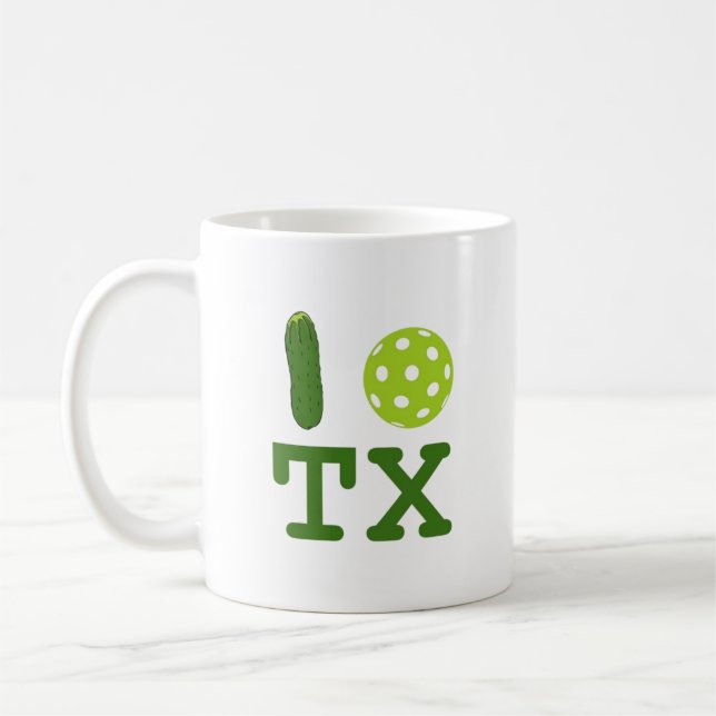 Texas Pickleball Mug (Gauche)