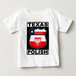 Texas Polnischer Amerikaner Baby T-shirt