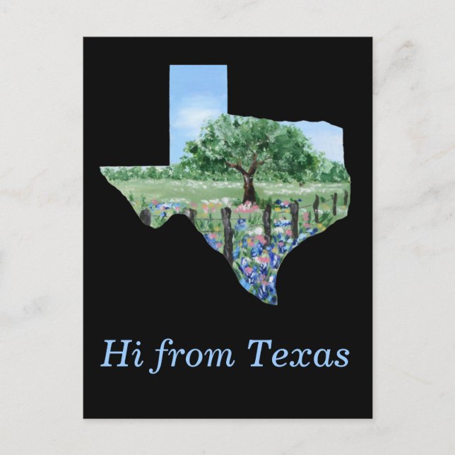 Texas Postcard Postkarte (Vorderseite)