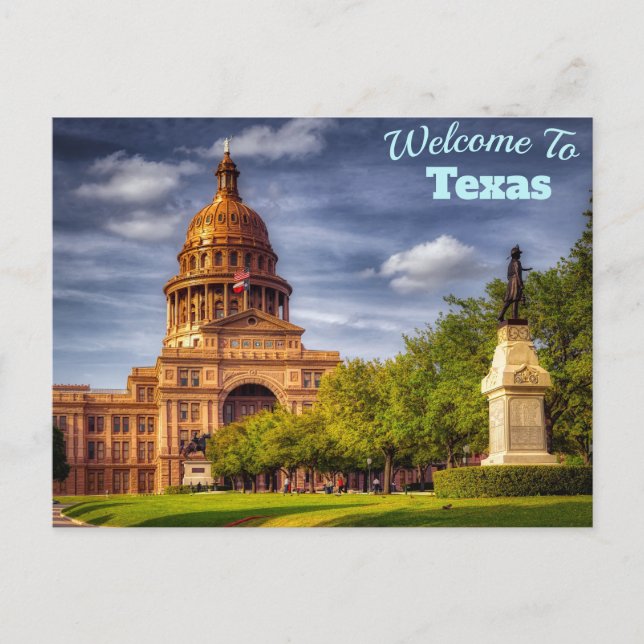 Texas Postkarte (Vorderseite)