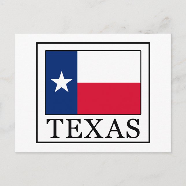 Texas Postkarte (Vorderseite)
