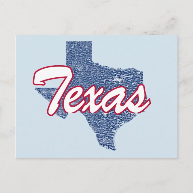Texas Postkarte (Vorderseite)