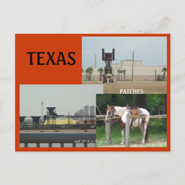 TEXAS POSTKARTE (Vorderseite)